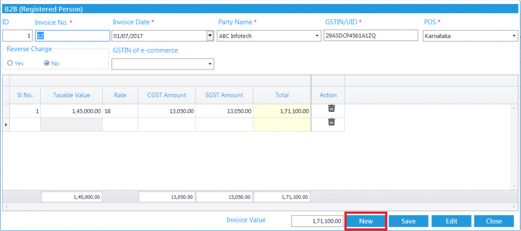 GSTR 1 online filing procedure 3