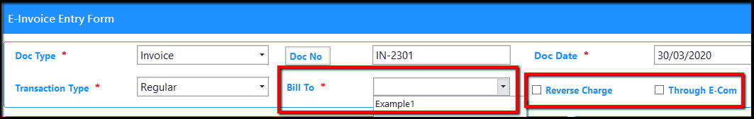 10.E-Invoice generation through Saral GST-bill to