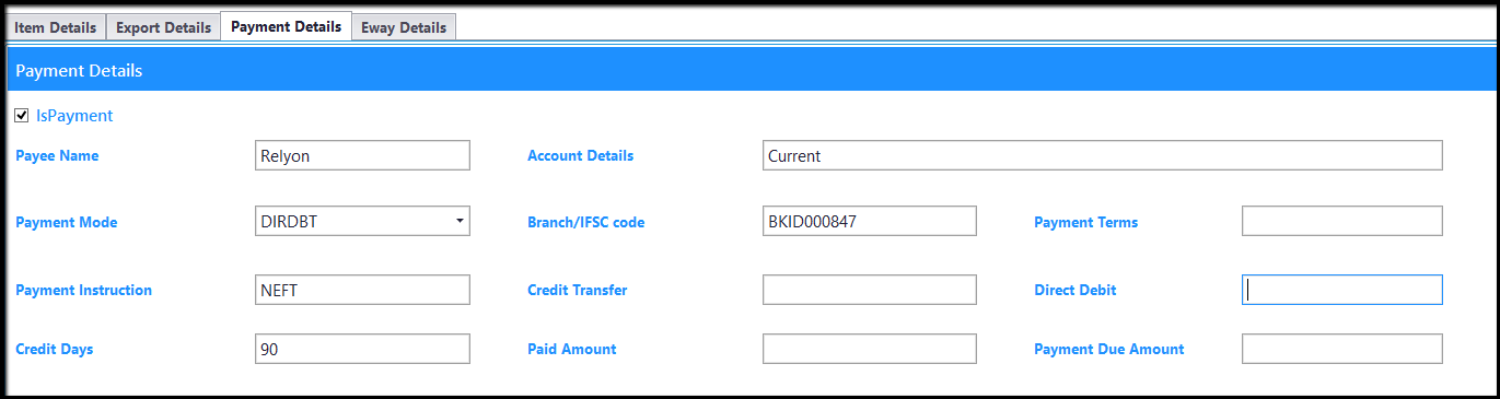 15.E-Invoice generation through Saral GST-payment