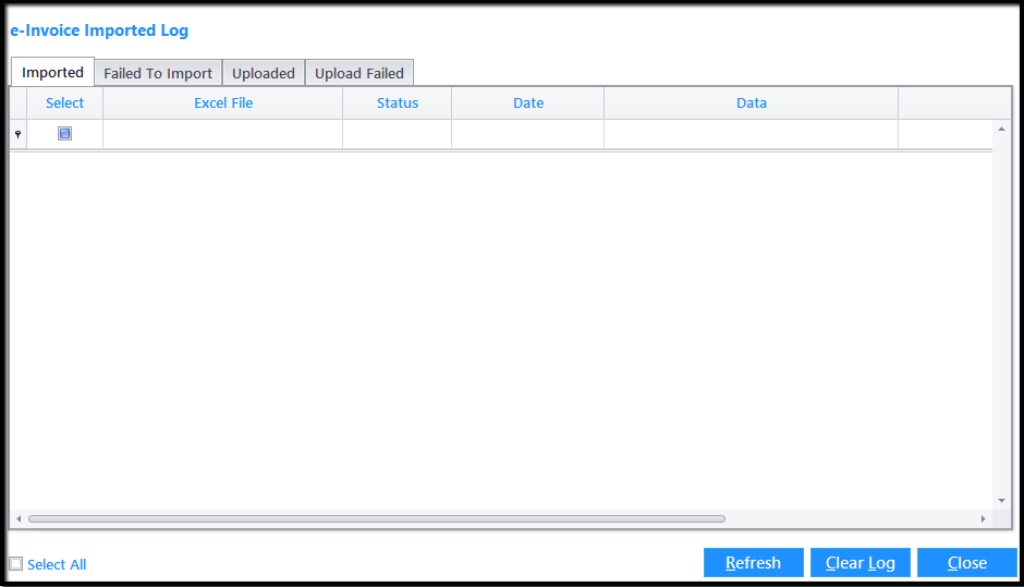 13.Excel integration-synchronization log