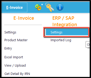 6.Excel integration- e-invoice