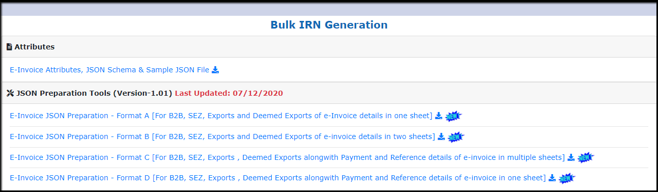 3.Bulk Generation of e-Invoices on IRP-select tool